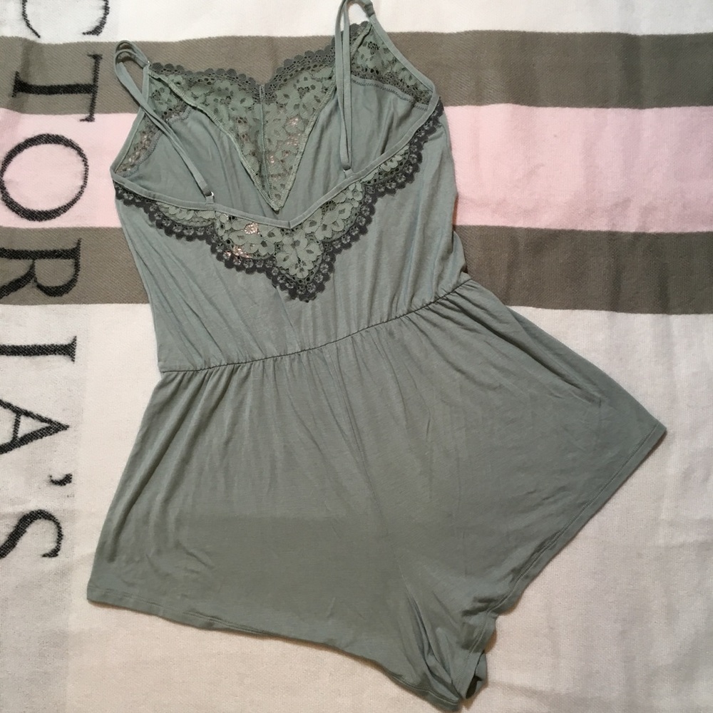 VS Crochet Lace Sleeping Romper - Picture 3 of 3